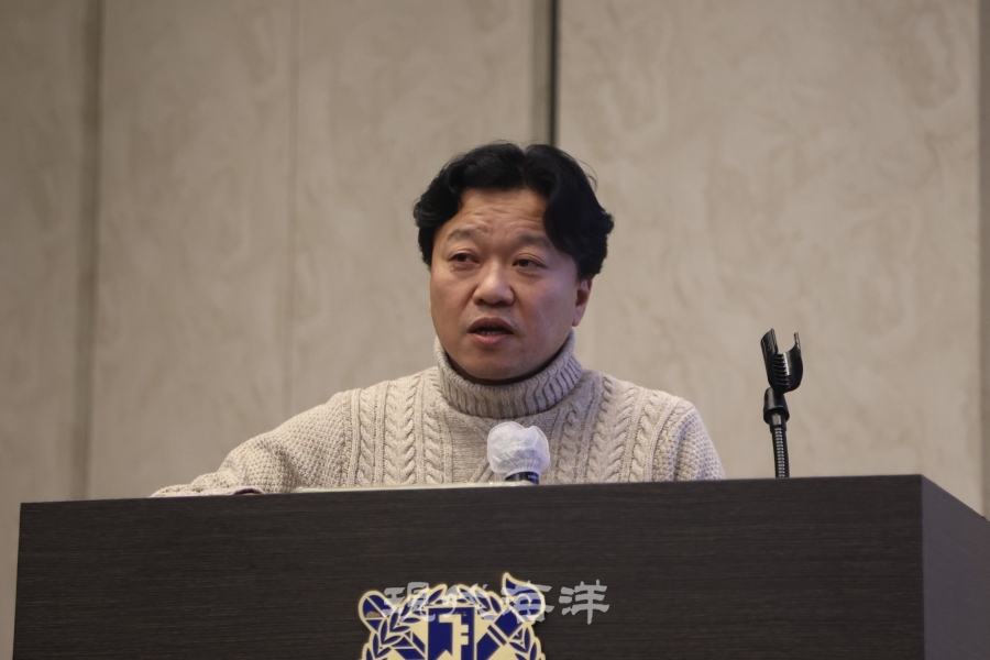 박창욱 오셔닉 대표가 ‘블루카본 기반 해안조성기술’이라는 주제로 발표했다.